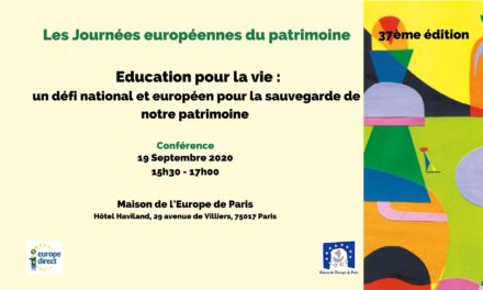 Education pour la vie : un défi national et européen pour la sauvegarde de notre patrimoine
