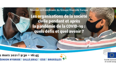 Les organisations de la société civile pendant et après la pandémie de la COVID-19 : quels défis et quel avenir ?