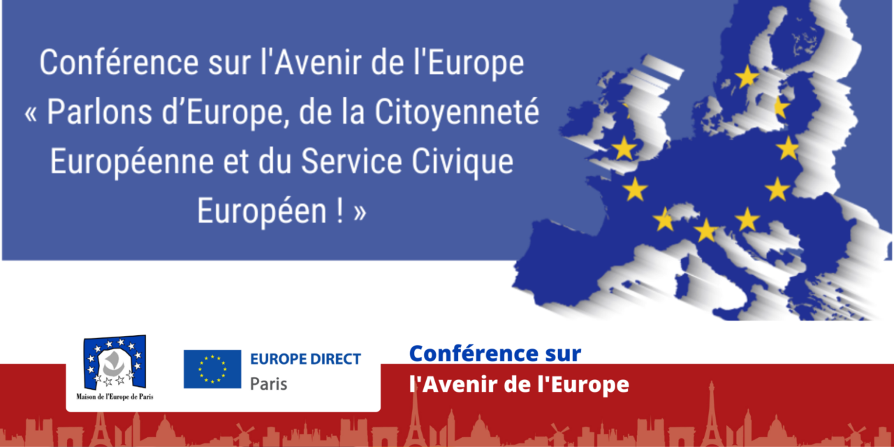 #COFOE France – Parlons d’Europe, de la Citoyenneté européenne et du Service Civique Européen !