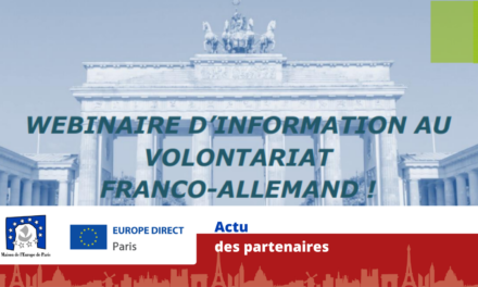 PARTENAIRES : OFAJ – Webinaire d’info sur le Volontariat Franco-Allemand.
