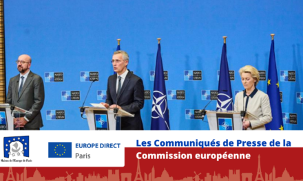 Déclaration de la Présidente von der Leyen lors de la conférence de presse conjointe donnée avec le Secrétaire général de l’OTAN, M. Stoltenberg, et le président Michel